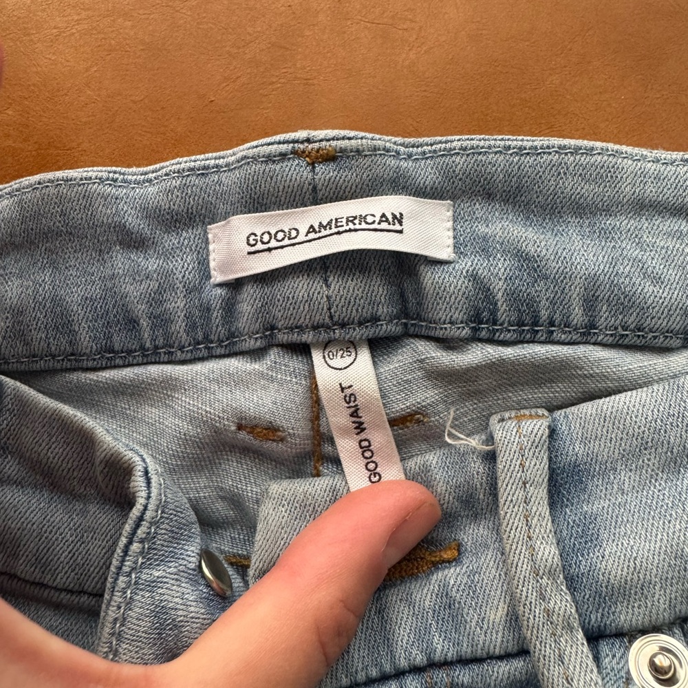 Good American Light Blue High Rise Jeans
